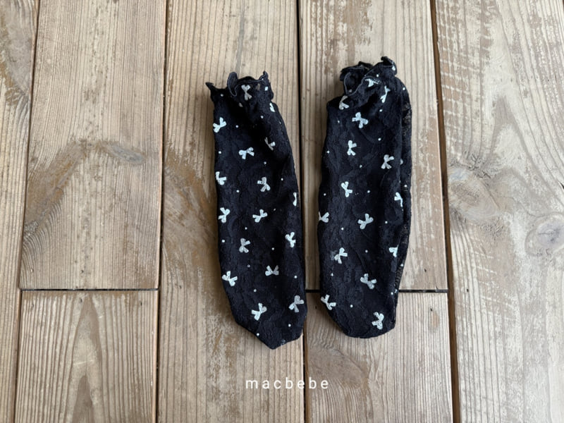 Mac - Korean Baby Fashion - #babylifestyle - Ribbon Lace Socks - 6