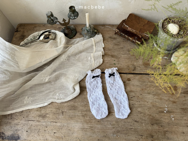 Mac - Korean Baby Fashion - #babyoninstagram - Mini Ribbon Socks - 8