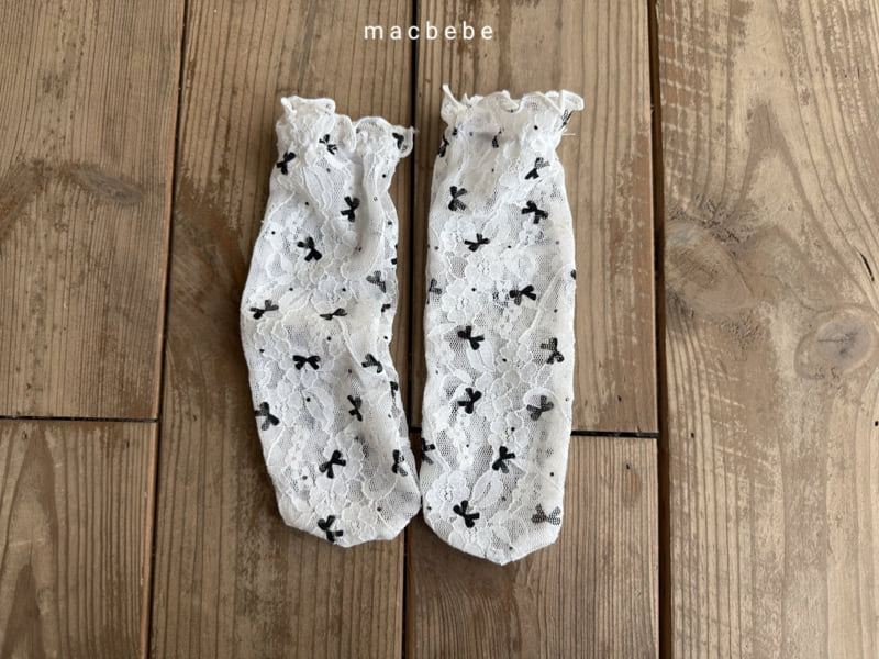 Mac - Korean Baby Fashion - #babyoninstagram - Ribbon Lace Socks - 7