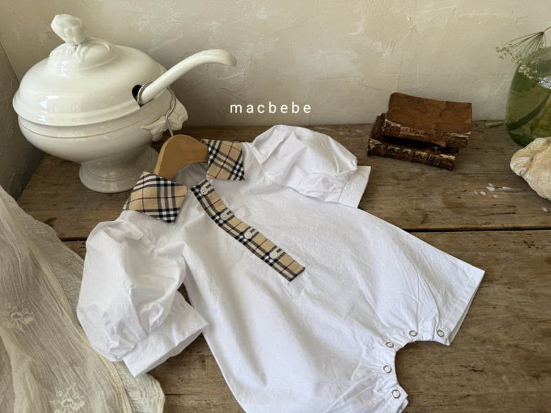 Mac - Korean Baby Fashion - #babyootd - Check Collar Suit - 8