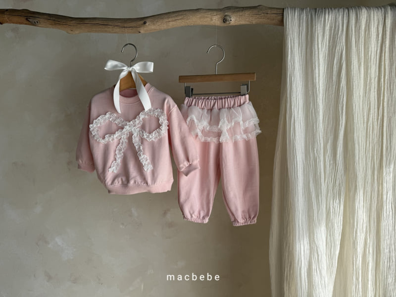 Mac - Korean Baby Fashion - #babyoninstagram - Lace Jogger Pants - 4