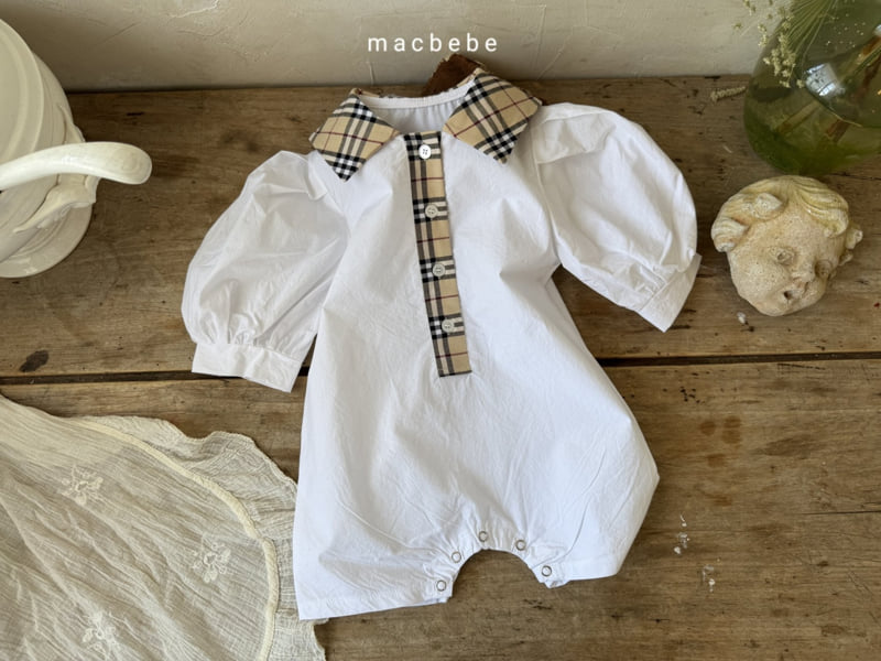 Mac - Korean Baby Fashion - #babyoutfit - Check Collar Suit - 9