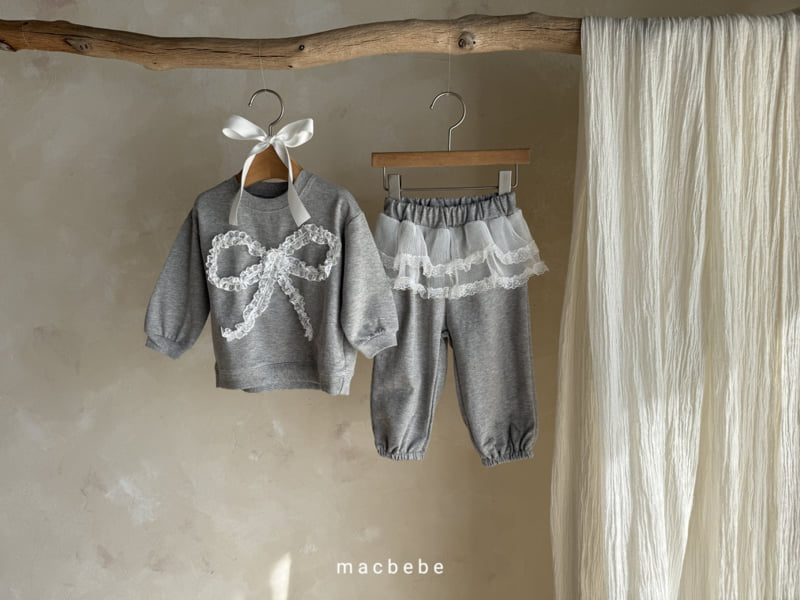 Mac - Korean Baby Fashion - #babyoutfit - Lace Jogger Pants - 5