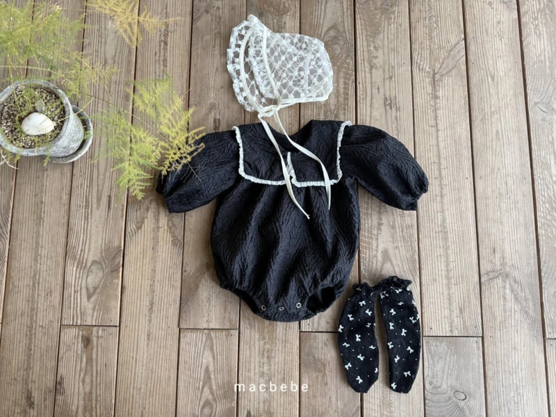 Mac - Korean Baby Fashion - #babywear - Jacquard Big Collar Suit