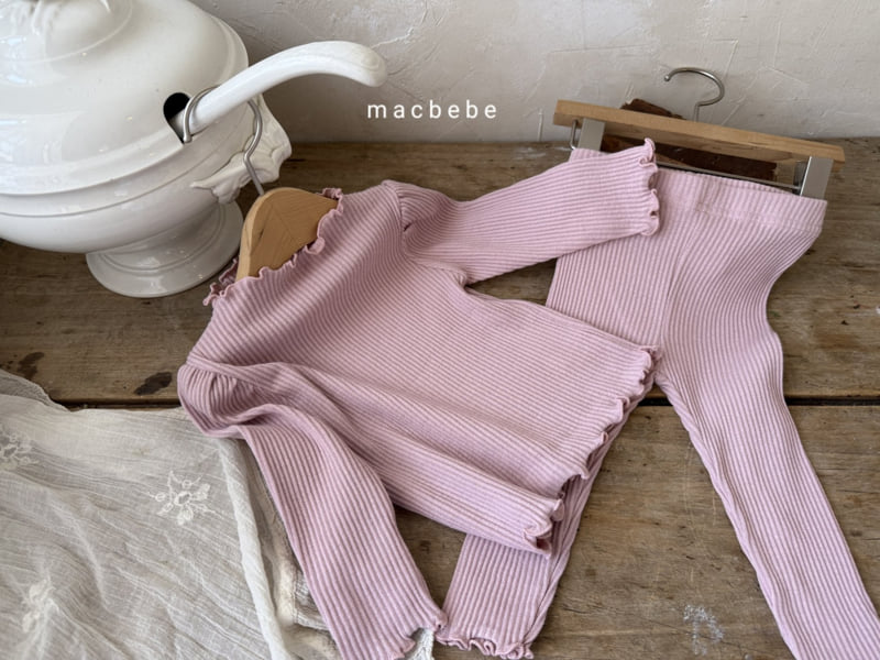 Mac - Korean Baby Fashion - #babywear - Wave Half-neck Set - 9