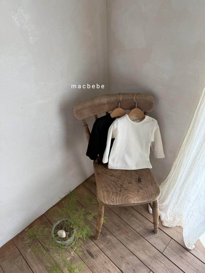 Mac - Korean Baby Fashion - #babywear - Button Bebe Tee - 8