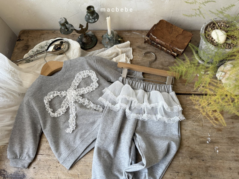Mac - Korean Baby Fashion - #babywear - Lace Jogger Pants - 7