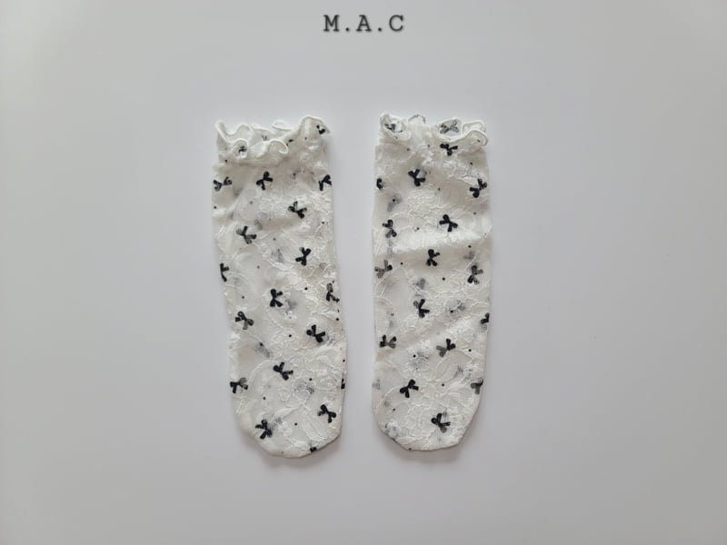 Mac - Korean Baby Fashion - #onlinebabyboutique - Ribbon Lace Socks - 12