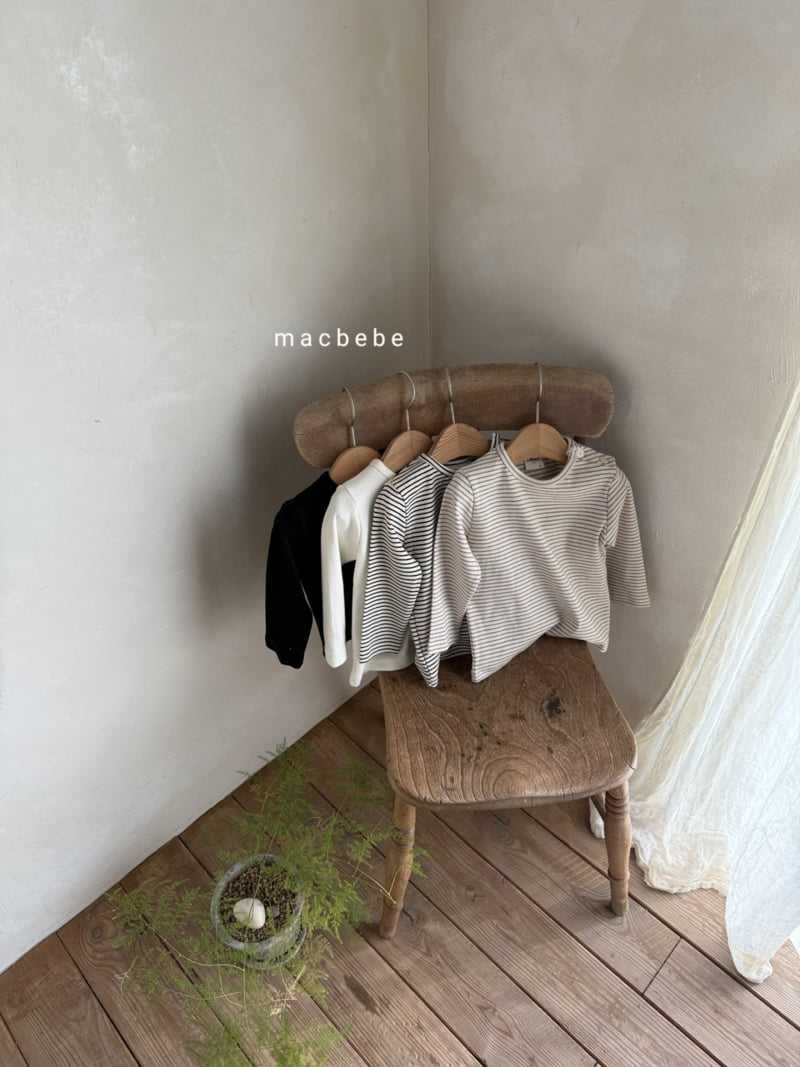 Mac - Korean Baby Fashion - #onlinebabyshop - Button Bebe Tee - 10