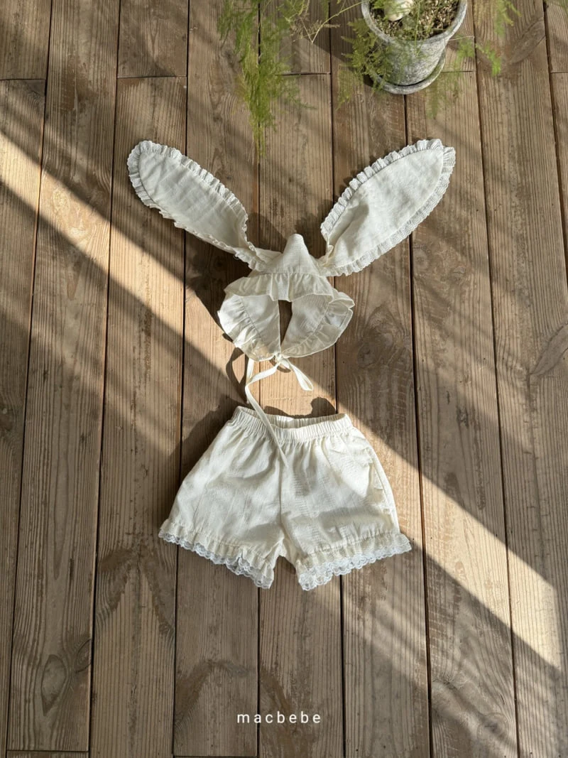 Mac - Korean Baby Fashion - #onlinebabyshop - Bunny Set (Bonnet size free) - 11