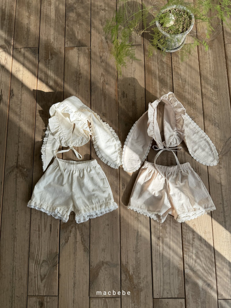 Mac - Korean Baby Fashion - #smilingbaby - Bunny Set (Bonnet size free) - 12