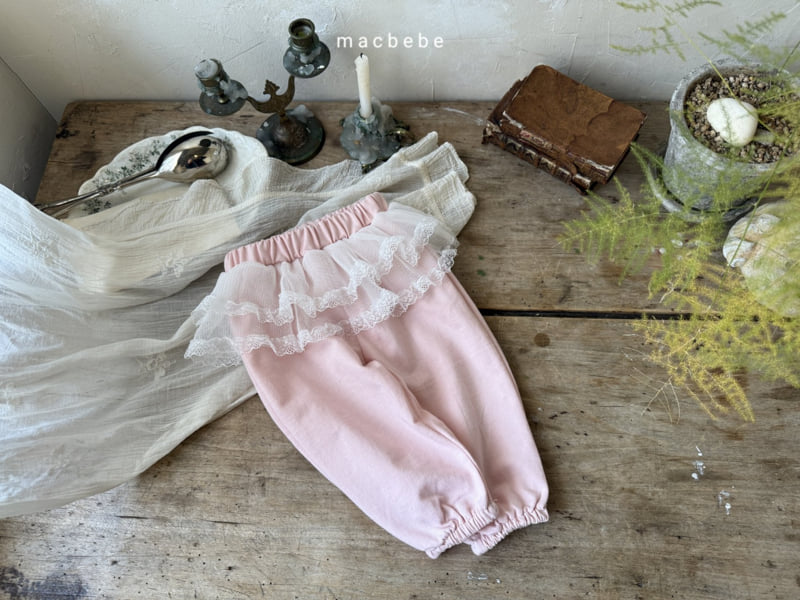 Mac - Korean Baby Fashion - #smilingbaby - Lace Jogger Pants - 10