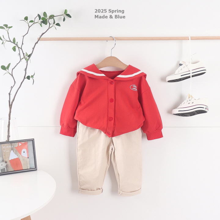 Made Blue - Korean Children Fashion - #childofig - Sailor Cardigan - 6