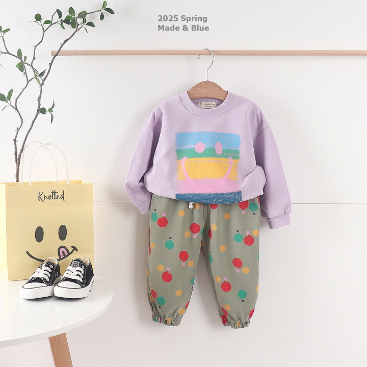 Hot Air Balloon Jogger Pants by Made Blue for Child - view 7