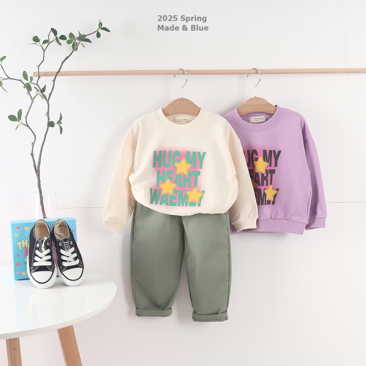 Made Blue - Korean Children Fashion - #fashionkids - Hug Tee - 5
