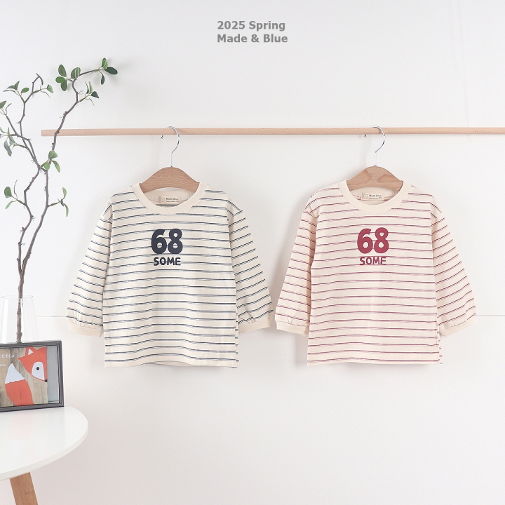 Made Blue - Korean Children Fashion - #fashionkids - 68 Stripe Tee