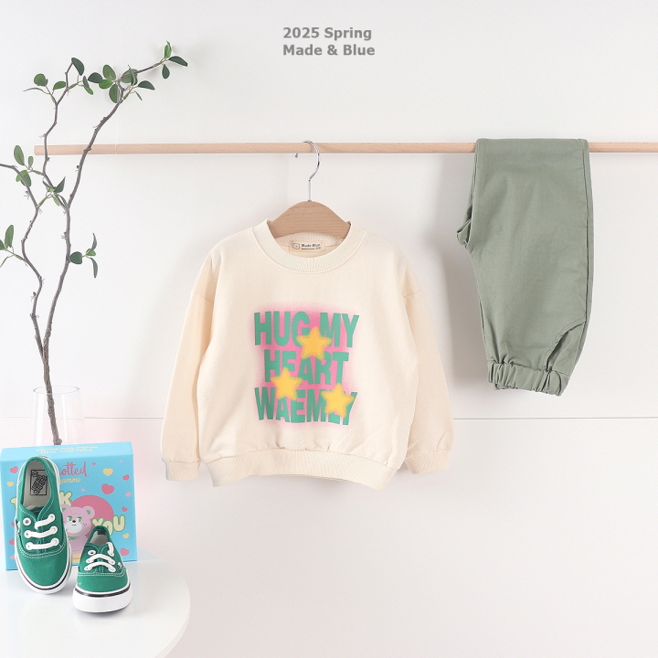 Made Blue - Korean Children Fashion - #kidsshorts - Hug Tee - 6