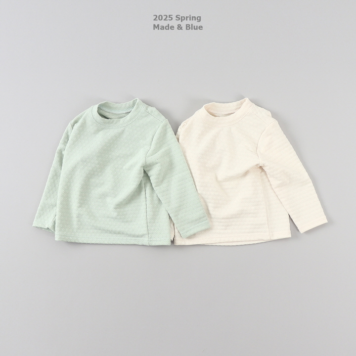 Made Blue - Korean Children Fashion - #kidsshorts - Pangpang Basic Tee