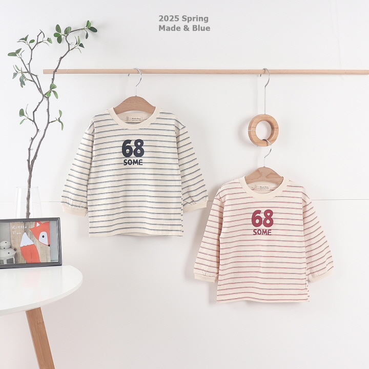 Made Blue - Korean Children Fashion - #littlefashionista - 68 Stripe Tee - 6