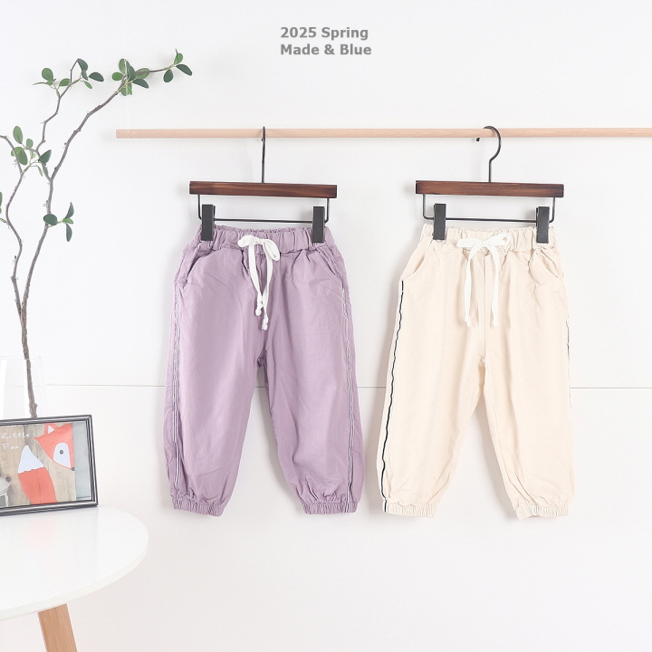 Tape Jogger Pants by Made Blue for Child - view 1