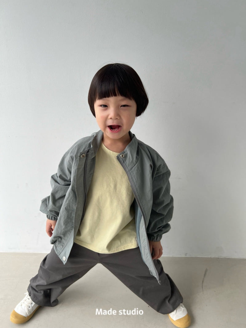Made Studio - Korean Children Fashion - #childofig - Lime Single Tee - 5