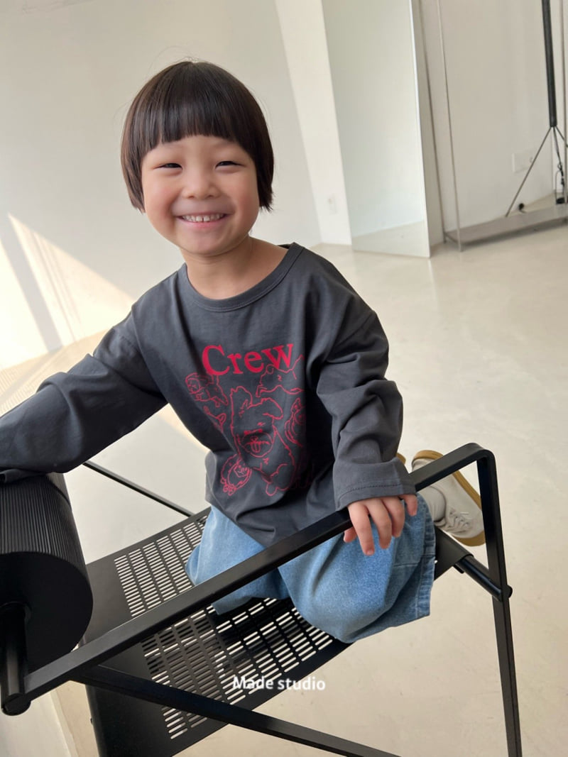 Made Studio - Korean Children Fashion - #childofig - Crew Tee - 3