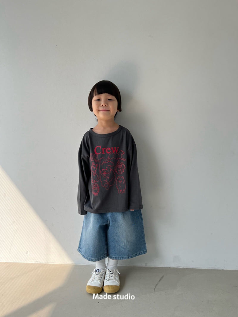 Made Studio - Korean Children Fashion - #childofig - Crew Tee - 4
