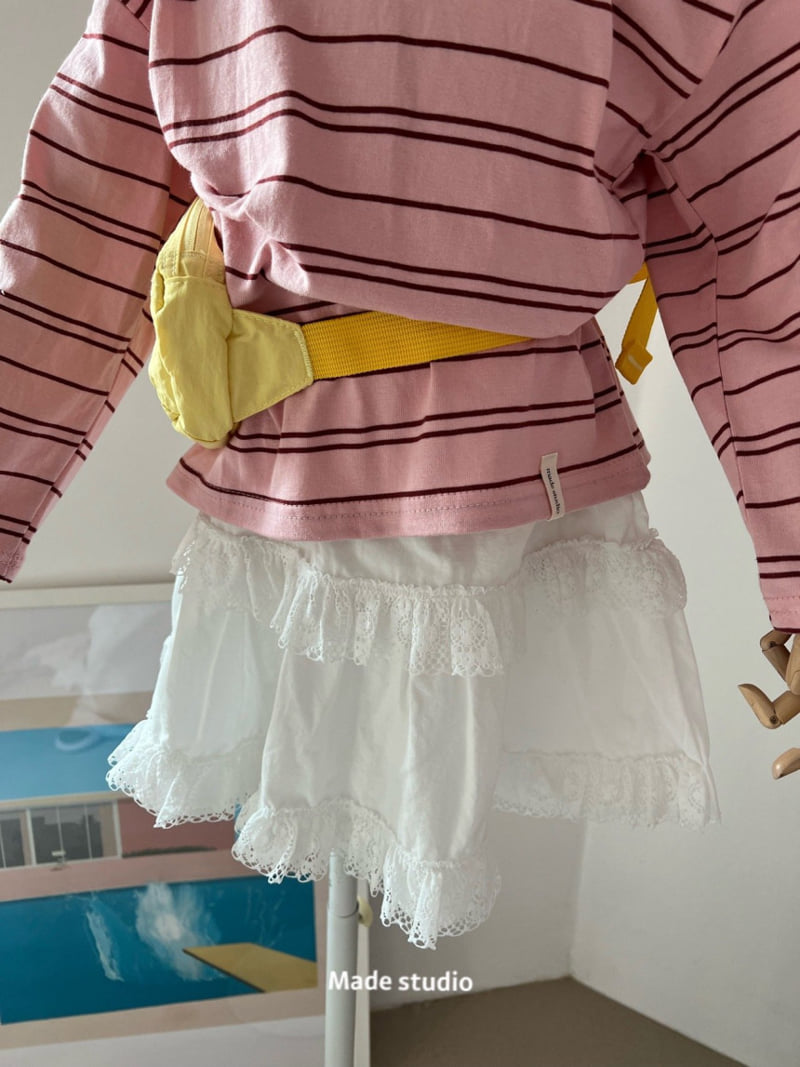 Made Studio - Korean Children Fashion - #childrensboutique - Lace Skirt - 2