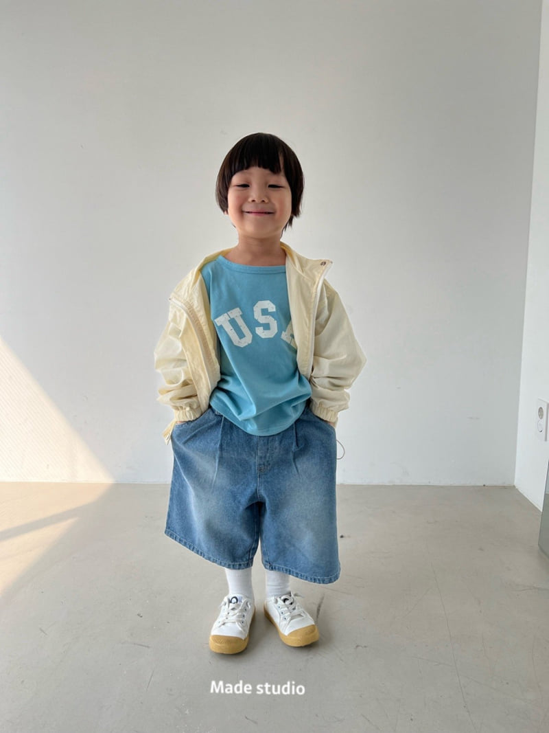 Made Studio - Korean Children Fashion - #discoveringself - USA Tee - 7