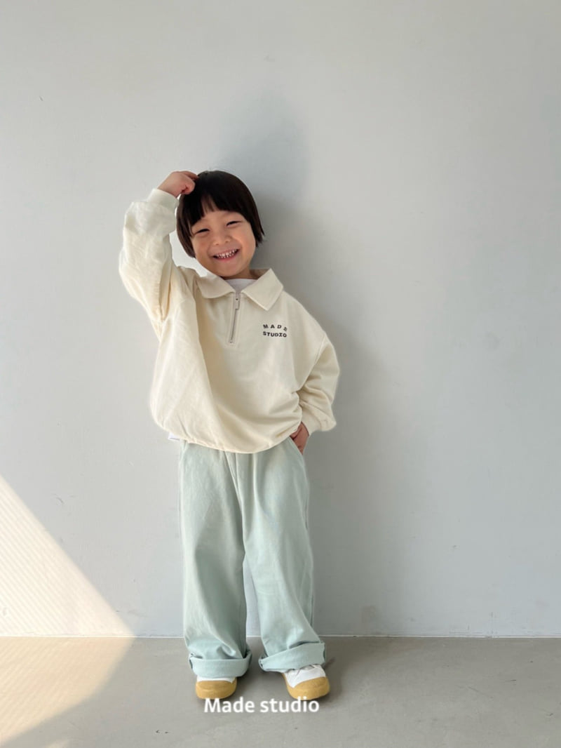 Made Studio - Korean Children Fashion - #discoveringself - Cotton Straight Pants - 3