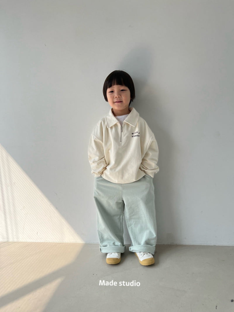 Made Studio - Korean Children Fashion - #discoveringself - Cotton Straight Pants - 4