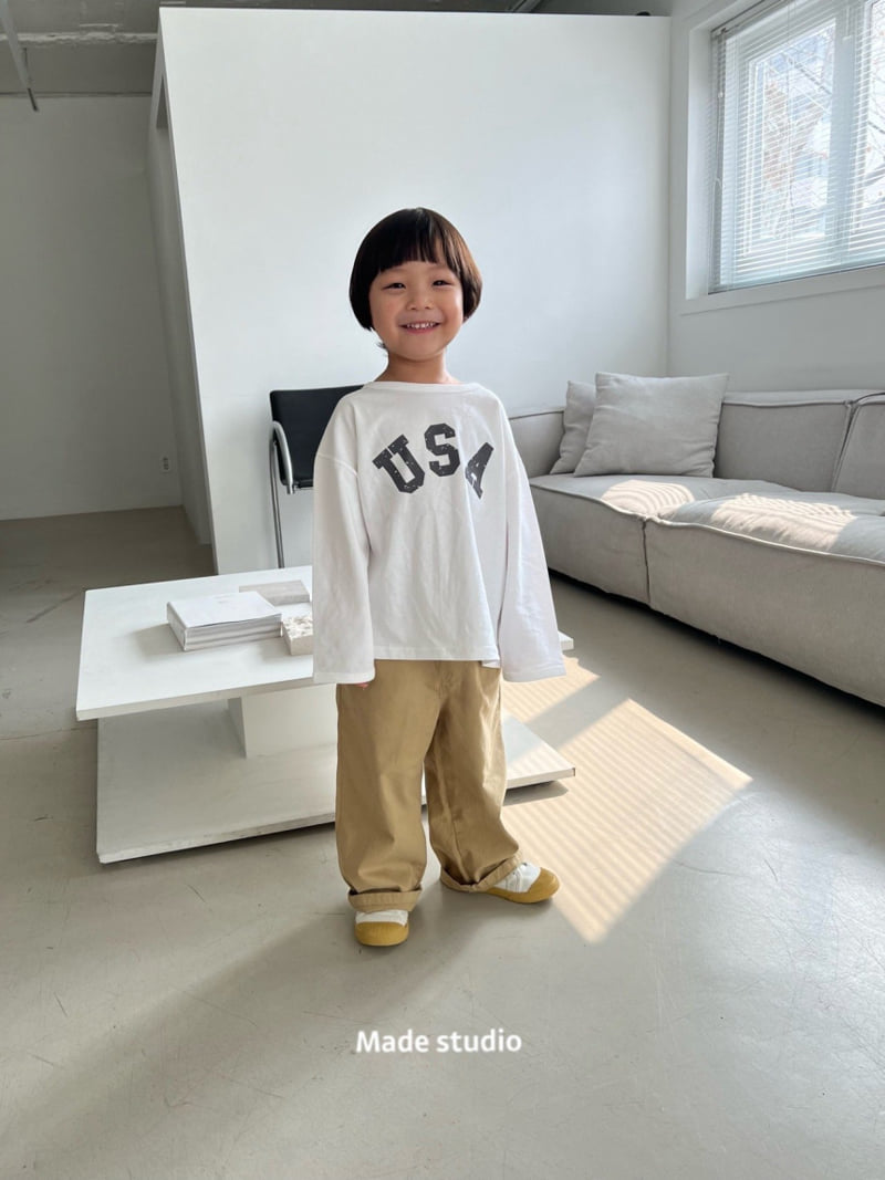 Made Studio - Korean Children Fashion - #kidsstore - USA Tee - 10