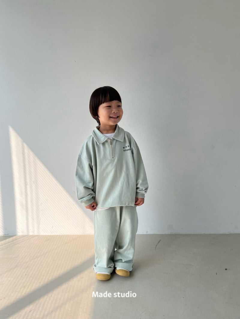 Made Studio - Korean Children Fashion - #kidsstore - Cotton Straight Pants - 6