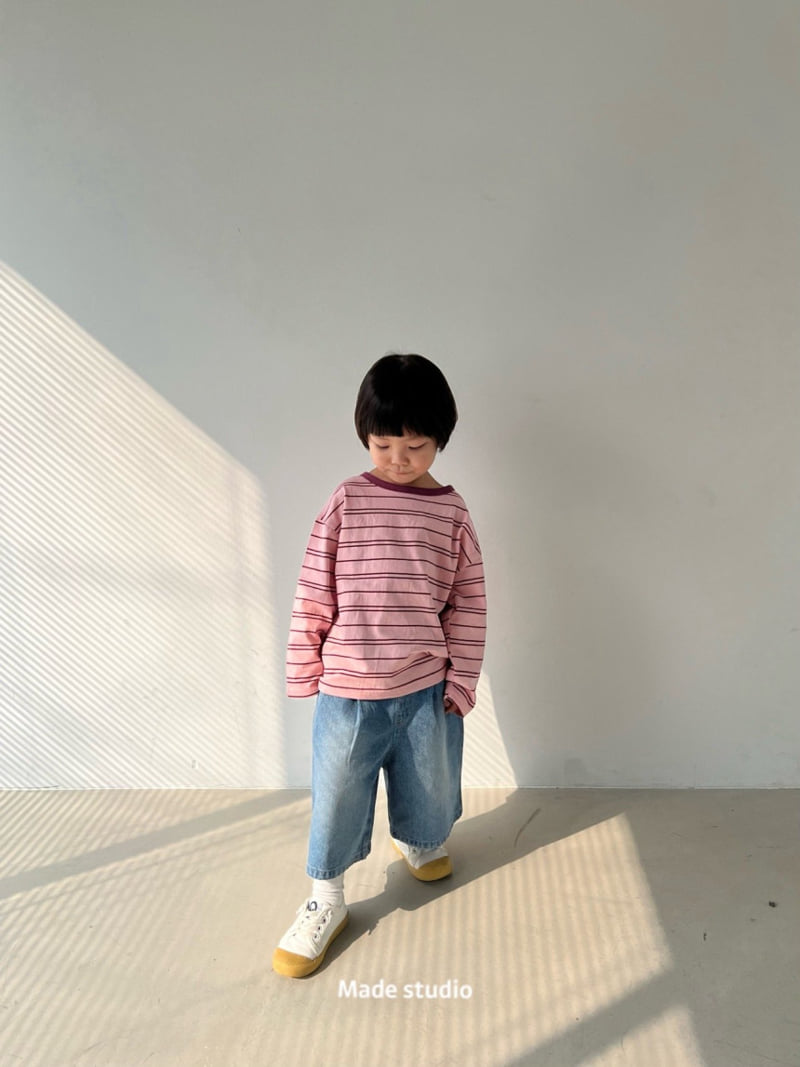 Made Studio - Korean Children Fashion - #magicofchildhood - Blue Half Pants - 9