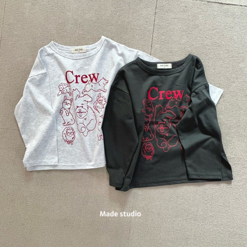 Made Studio - Korean Children Fashion - #stylishchildhood - Crew Tee - 2