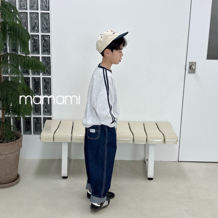 Mamami - Korean Children Fashion - #Kfashion4kids - Pintuck Raw Denim Pants - 9