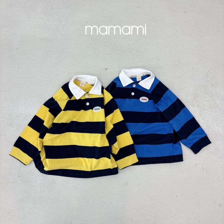Mamami - Korean Children Fashion - #Kfashion4kids - Fans Rugby Collar Tee