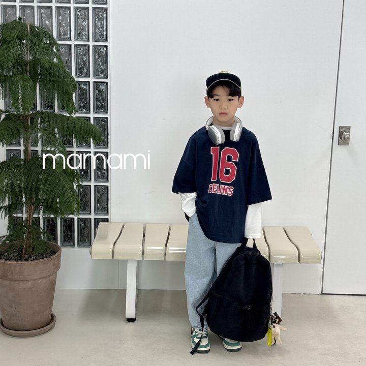 Mamami - Korean Children Fashion - #childrensboutique - Numbering Layered Tee - 3