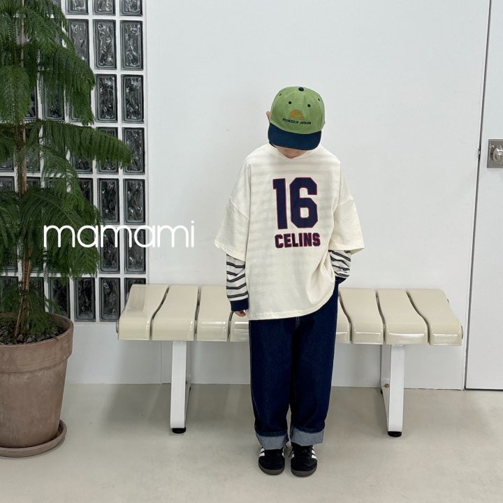 Mamami - Korean Children Fashion - #childrensboutique - Pintuck Raw Denim Pants - 2