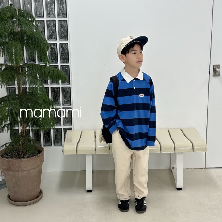 Mamami - Korean Children Fashion - #childrensboutique - Fans Rugby Collar Tee - 8