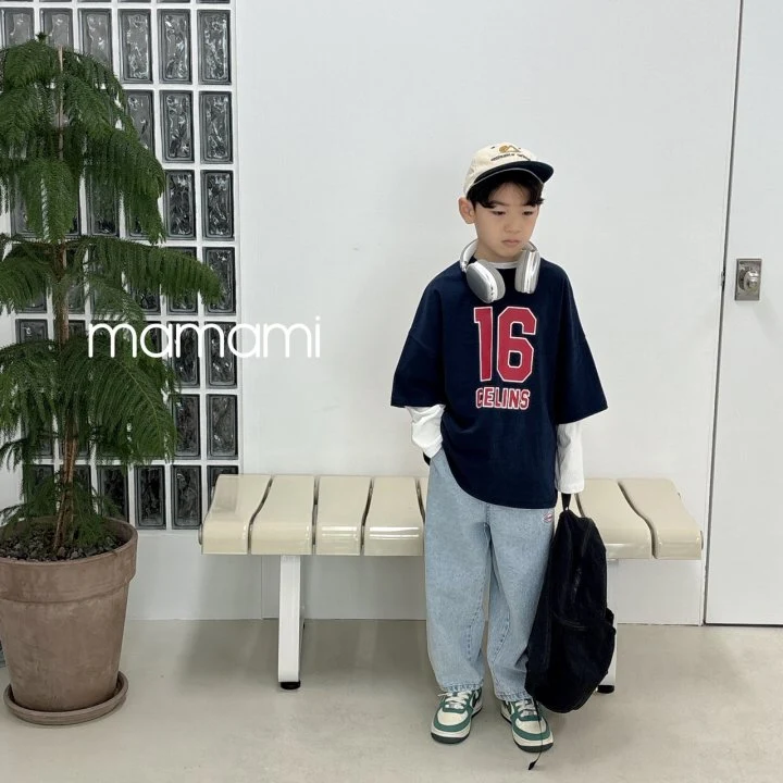 Mamami - Korean Children Fashion - #childrensboutique - Numbering Layered Tee - 4