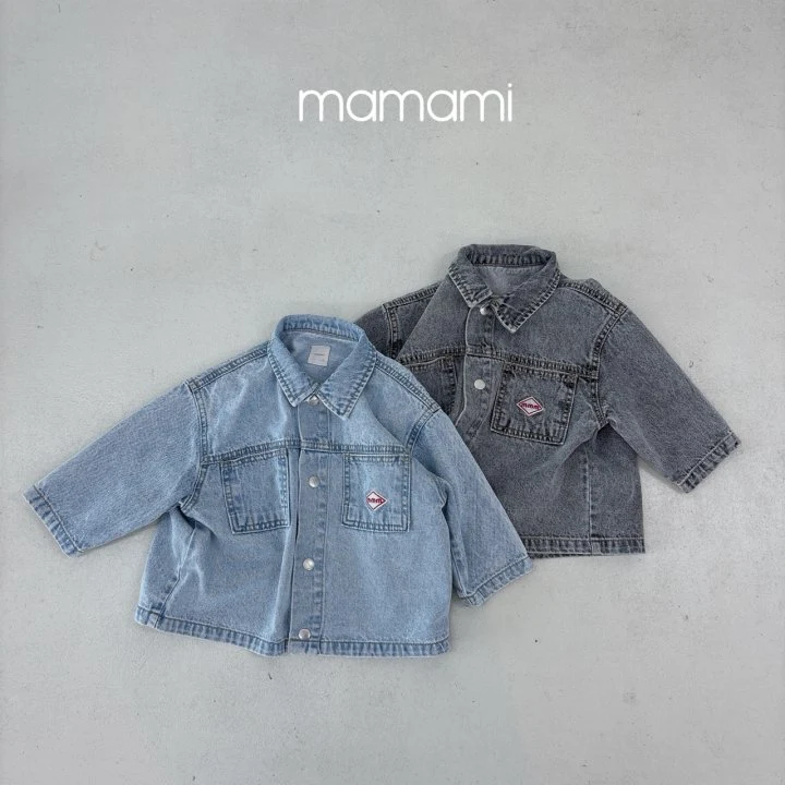 Mamami - Korean Children Fashion - #designkidswear - Snow Denim Jacket