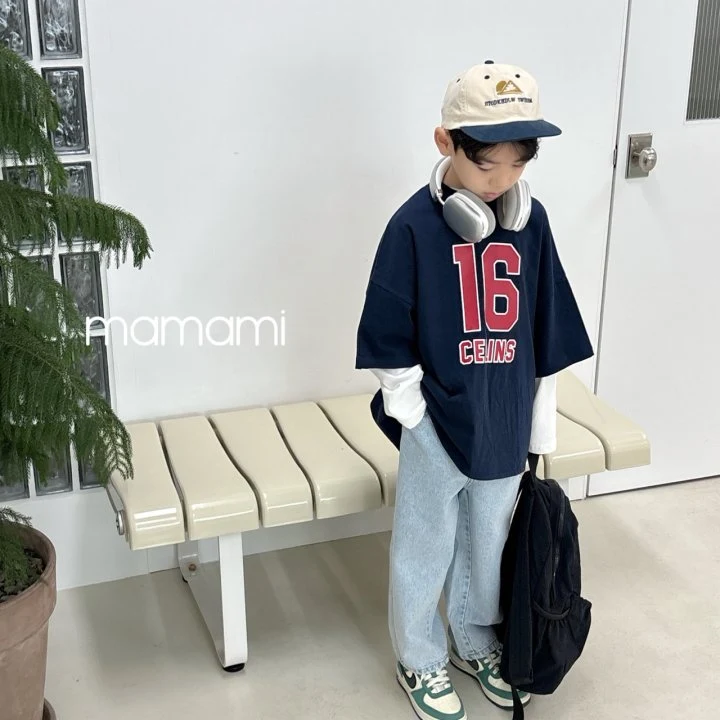 Mamami - Korean Children Fashion - #discoveringself - Numbering Layered Tee - 5