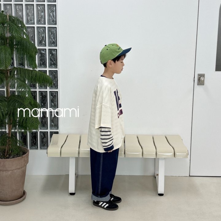 Mamami - Korean Children Fashion - #fashionkids - Pintuck Raw Denim Pants - 5