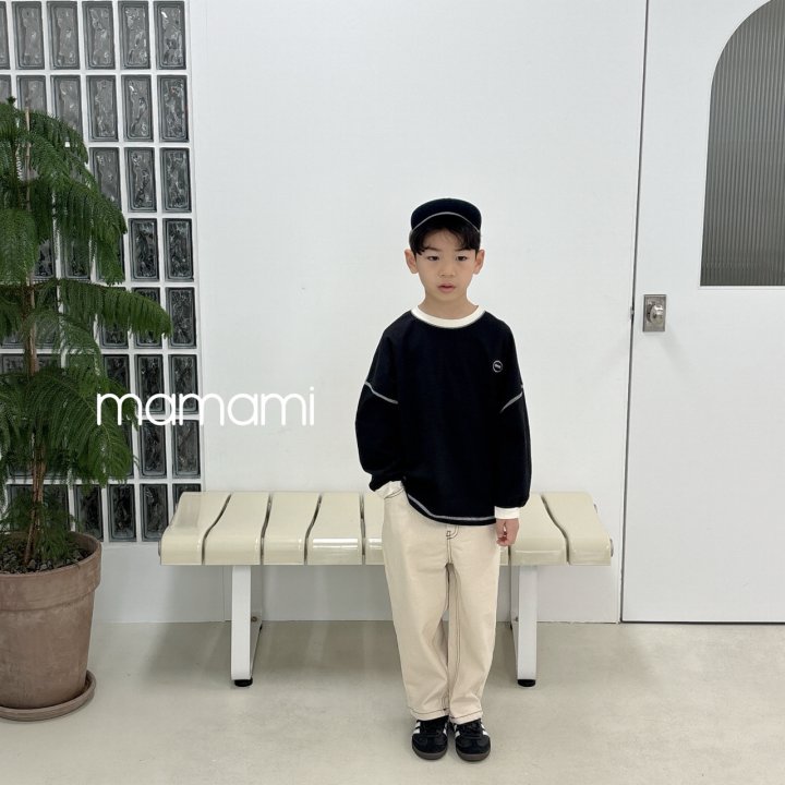 Mamami - Korean Children Fashion - #fashionkids - Signature Stitch Tee - 2