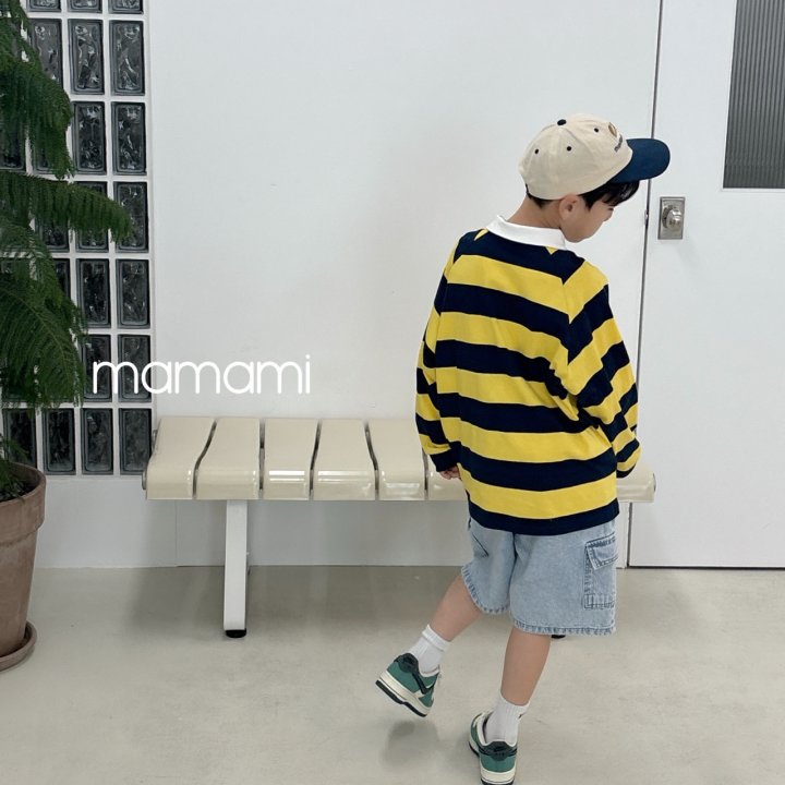 Mamami - Korean Children Fashion - #fashionkids - Fans Rugby Collar Tee - 11