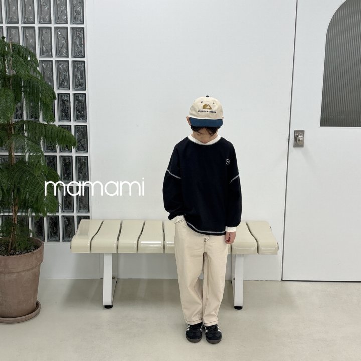 Mamami - Korean Children Fashion - #kidsshorts - Signature Stitch Tee - 3
