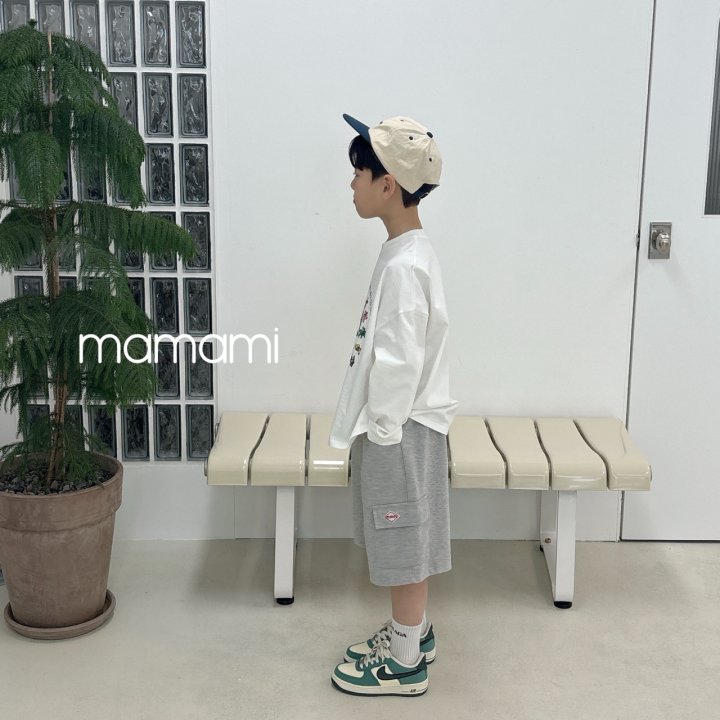 Mamami - Korean Children Fashion - #kidsshorts - Earth Bear Tee - 6