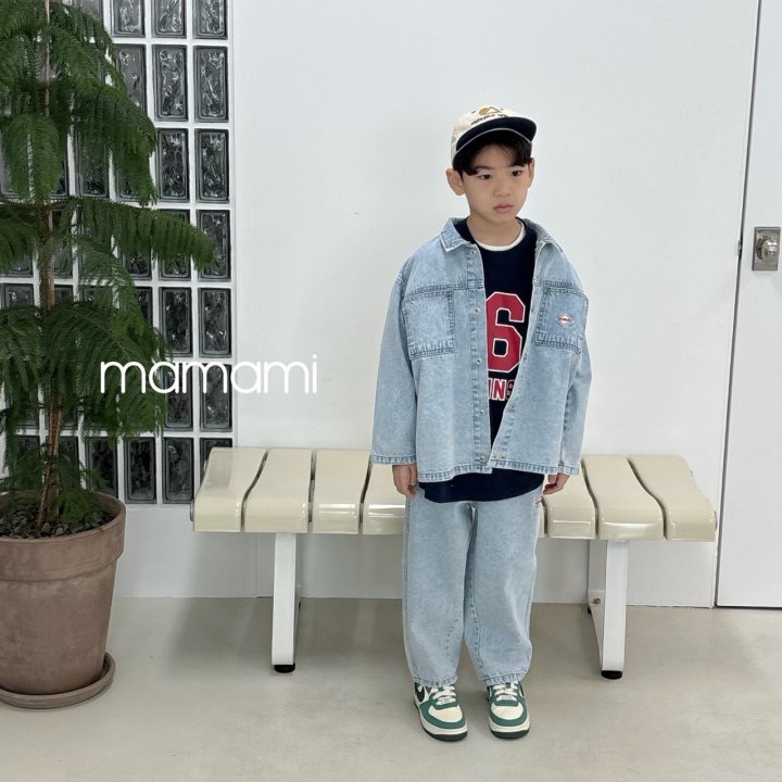 Mamami - Korean Children Fashion - #fashionkids - Snow Denim Jacket - 4