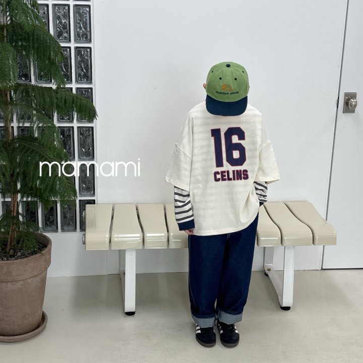 Mamami - Korean Children Fashion - #kidsstore - Numbering Layered Tee - 8